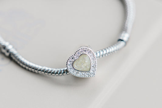 Timeless CZ Heart Charm