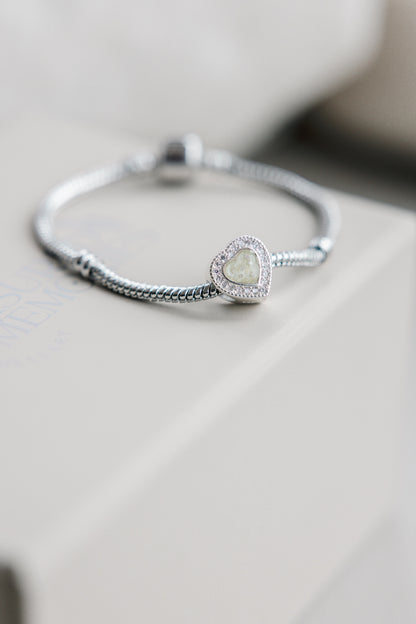 Timeless CZ Heart Charm